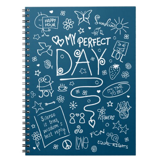 Mijn Perfecte Dag - Positief Denken 2a Notitieboek (Voorkant)