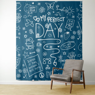 Mijn perfecte dag - Positief denken 2a Wandkleed
