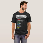 Mijn perfecte dag tennis t-shirt (Voorkant volledig)