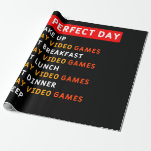 Mijn perfecte dag - Videogames Cadeaupapier