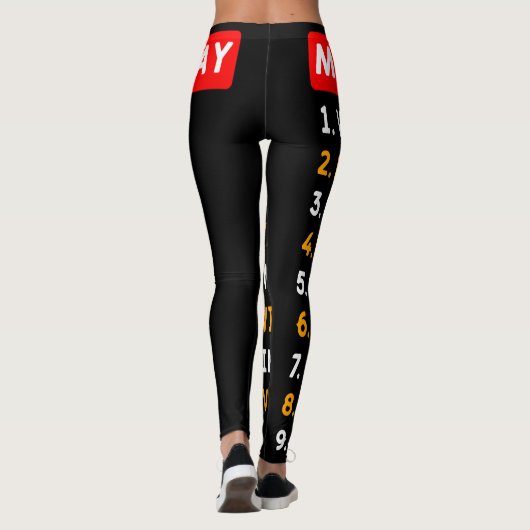 Mijn perfecte dag - Videogames Leggings (Achterkant)