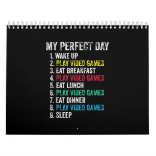 Mijn perfecte dag videospellen Funny Grandson Game Kalender