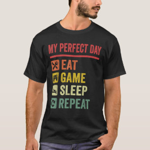 Mijn Perfecte Dag Videospellen Grappig Cool Gamer T-shirt