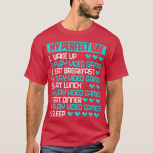 Mijn perfecte dag videospellen Grappig videospelle T-shirt