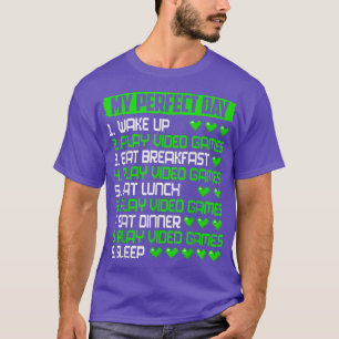 Mijn perfecte dag videospellen Grappig videospelle T-shirt