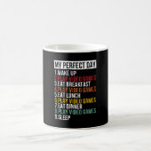 Mijn perfecte dag voor games met videogamers koffiemok (Center)