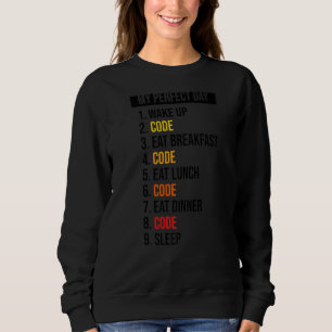 Mijn perfecte dag-wakker-code Eat Breakfast Code P Trui