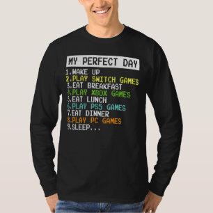 Mijn perfecte gamer voor 10-boys videogames t-shirt