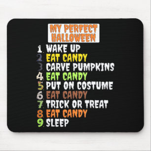 Mijn Perfecte Halloween Leuk Skelet Zombie Cool Pu Muismat
