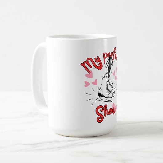 Mijn perfecte schoen voor snowboarden. koffiemok (Voorkant links)