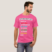 Mijn perfecte spel Judo Day Funny Judo Coach T-shirt (Voorkant volledig)