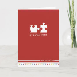 Mijn Perfecte Valentijnsdag van de Gelijke Feestdagen Kaart