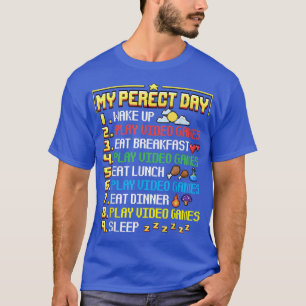 Mijn perfecte videogames Gamer Funny Gaming Cycl T-shirt