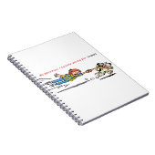 Mijn personal trainer werkt voor Bones Notitieboek (Rechterzijde)