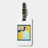 Mijn persoonlijke Bagagelabel voor boekhouden (Voorkant verticaal)