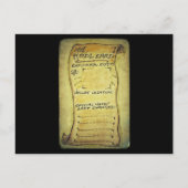 Mijn persoonlijke Bitmunt HODL Uitnodiging Briefkaart (Achterkant)