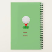 Mijn persoonlijke golfspel Notitieboek (Achterkant)