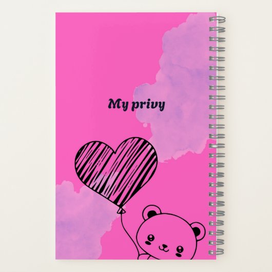 Mijn persoonlijke notitieboek (Achterkant)