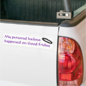 Mijn Persoonlijke Reddingsactie Bumpersticker (Op Truck)
