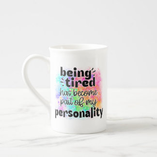 Mijn Persoonlijkheid is Moe Mug Porselein Kop