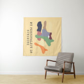 Mijn persoonlijkheid is zonneschijn wandkleed (In Situ (horizontaal))