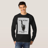 Mijn Pet Cat print Funny Cat T-Shirt Ander Kat Pri (Voorkant volledig)