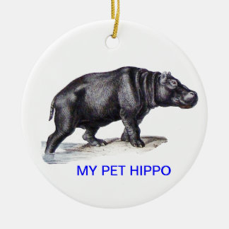 MIJN PET HIPPO KERAMISCH ORNAMENT