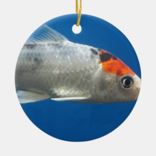 Mijn Pet Koi Fish Keramisch Ornament (Voorkant)