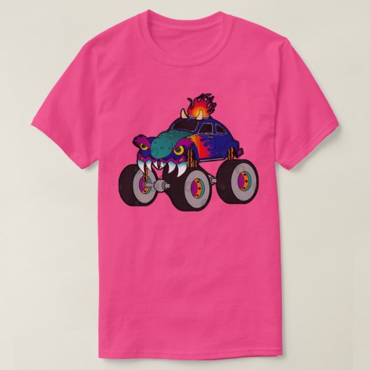 Mijn Pet Monster Truck 4 T-shirt (Design voorkant)