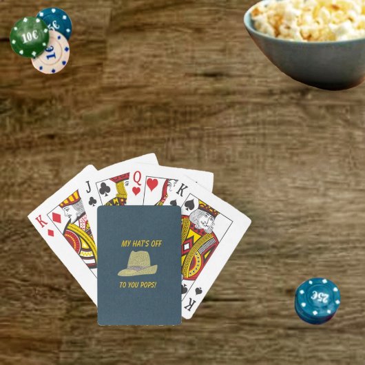 Mijn Pet off-Fedora Pokerkaarten