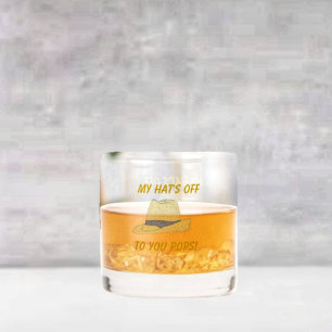 Mijn Pet off-Fedora Whisky Glas