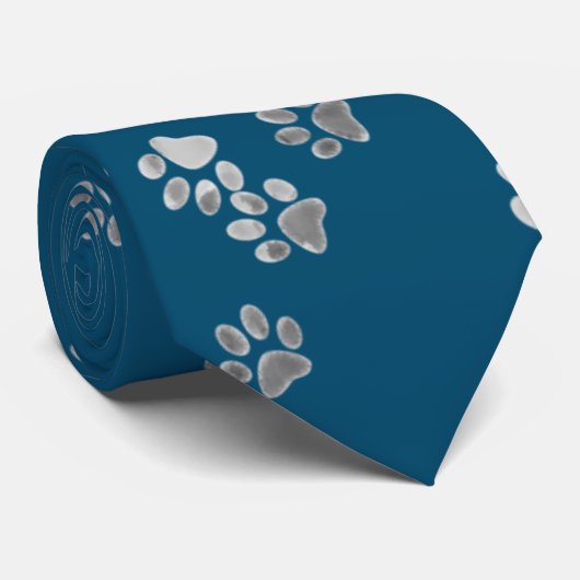 Mijn Pet Pawprints Stropdas (Opgerold)