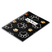Mijn Pet Record Cute Pawprint Pet Health Notebook Notitieboek (Linkerzijde)