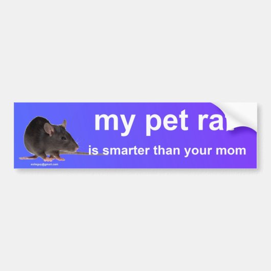 mijn petrat bumpersticker (Voorkant)