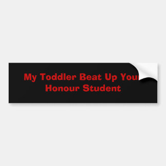 Mijn Peuter Bumpersticker