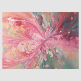 Mijn Phoenix Hart, prachtig Abstract schilderij Tissuepapier