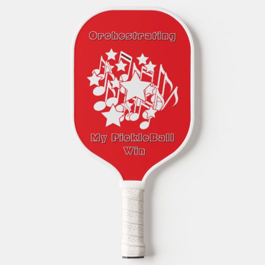 Mijn PickleBall-overwinning orkestreren Pickleball Paddle (Voorkant)