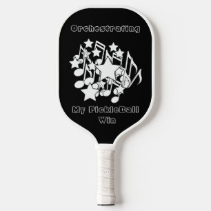 Mijn PickleBall-overwinning orkestreren Zwart Pickleball Paddle