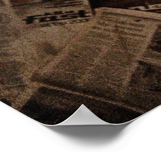 "Mijn pijn" - door Andrew Gettler Poster (Hoek)