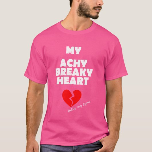 Mijn pijnlijke breaky hart liefde, break-up voor m t-shirt (Voorkant)