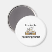 Mijn pijporgel spelen magneet (Voorkant / Achterkant)