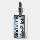 "Mijn piloot" bagage Bagagelabel (Voorkant verticaal)