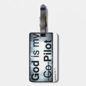 "Mijn piloot" bagage Bagagelabel (Achterkant verticaal)