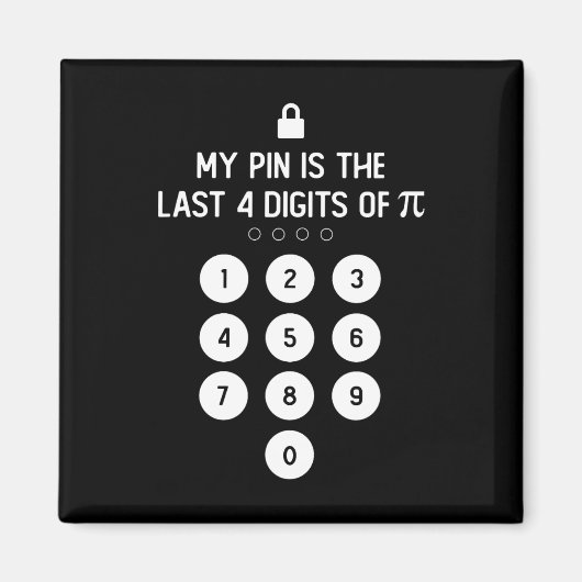 Mijn pincode is de laatste 4 cijfers van het pi-nu magneet (Voorkant)