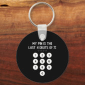 Mijn pincode is de laatste 4 cijfers van het pi-nu sleutelhanger (Voorkant)
