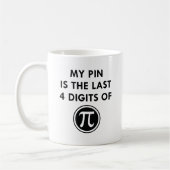 Mijn pincode Pi Koffiemok (Links)