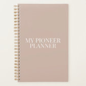 Mijn pioneer Planner (Voorkant)