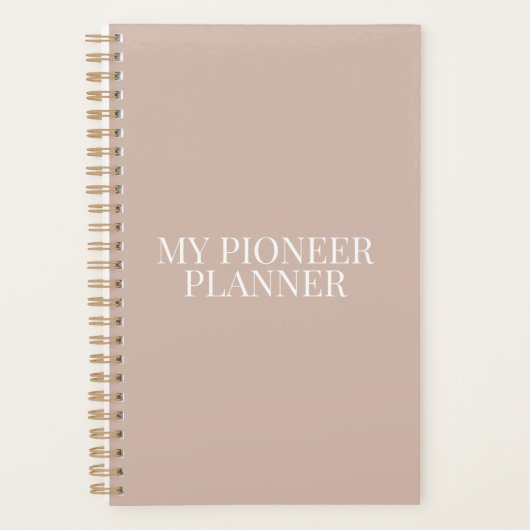 Mijn pioneer Planner (Voorkant)