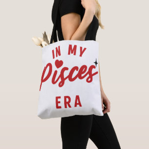 mijn Pisces-tijdperk Tote Bag, Pisces-verjaardagsc Bag
