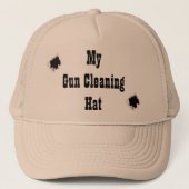 Mijn pistool reinigend pet! trucker pet (Voorkant)